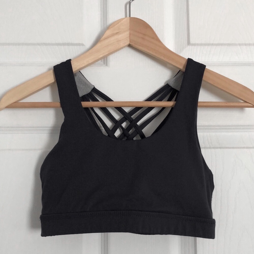 Navy blue Queenie Kee sports bra